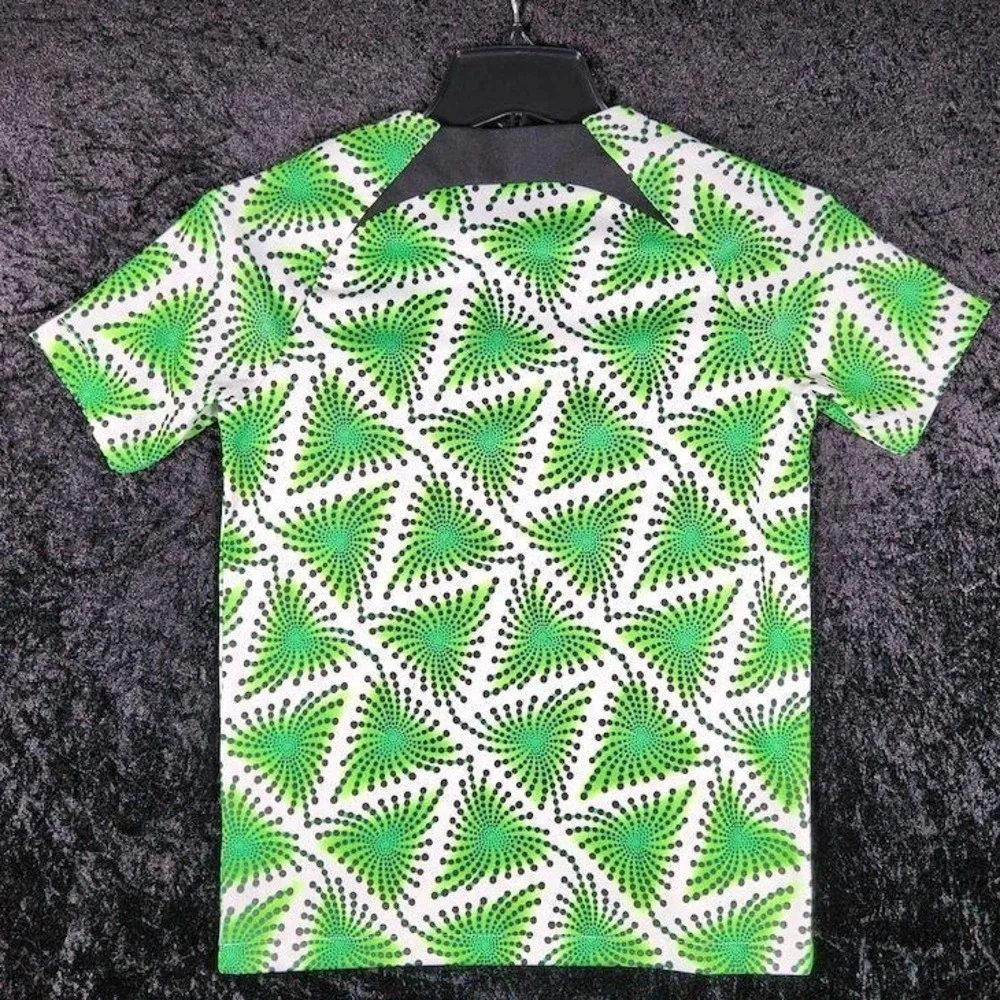 Nike Nigeria NFF Dri-FIT Pre-Match Training Jersey Green White 2022-2023 Kids M